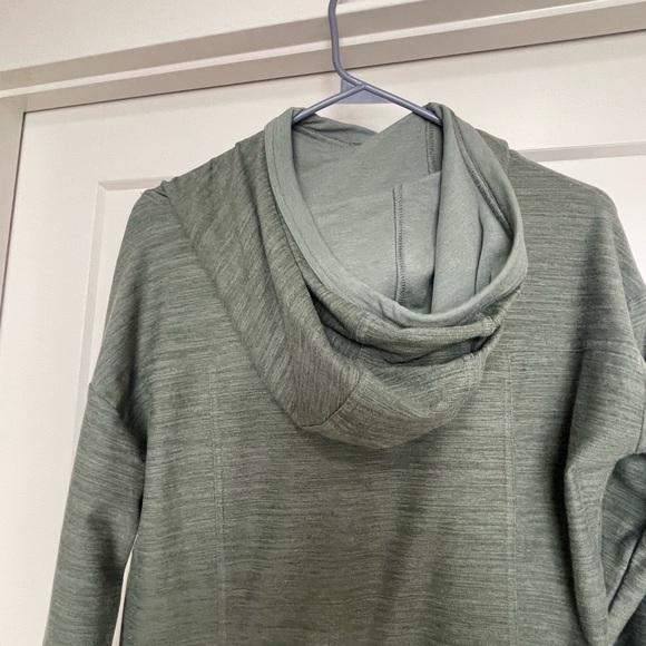 Toad&Co Green Hooded Dress - Picture 4 of 6